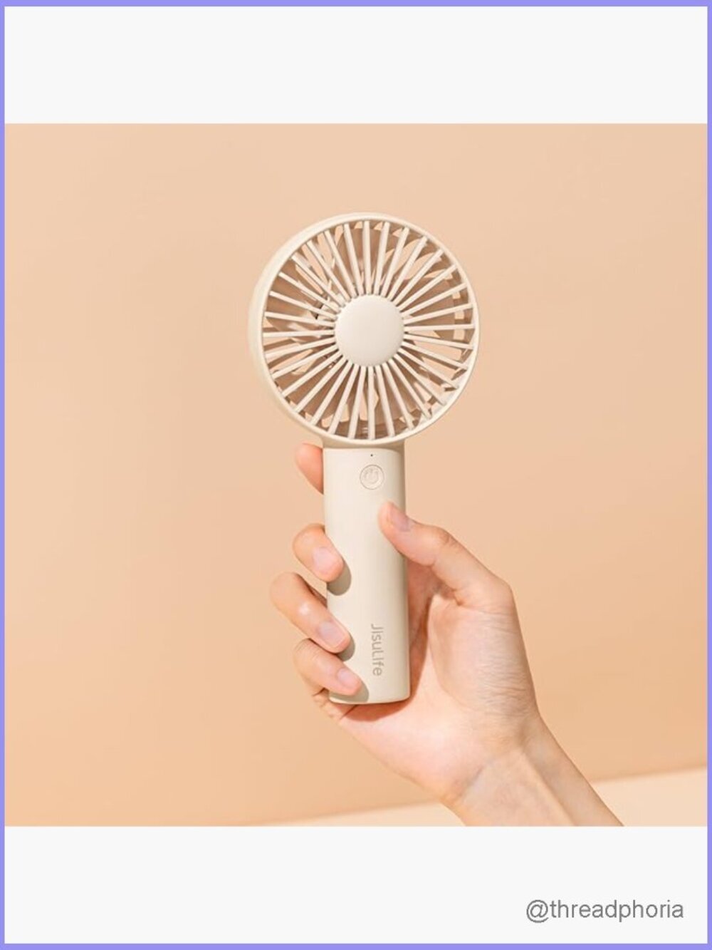 Handheld Portable Mini Fan, 4500mAh Battery, 3 Speeds, USB Rechargeable, Travel - Picture 1 of 6